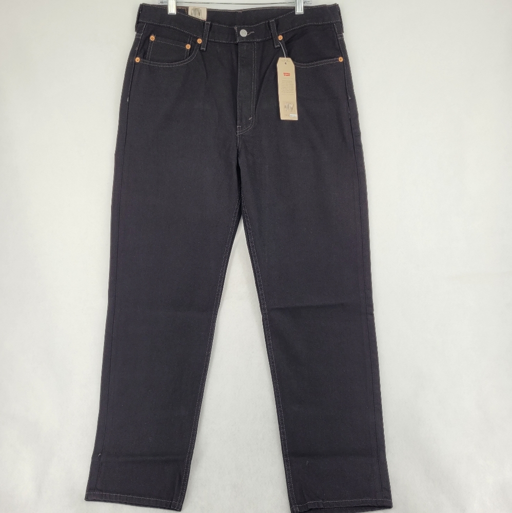 *Sold* NWT Levi's Strauss Men 550 Relaxed Black Denim Jeans Size 36 x 32